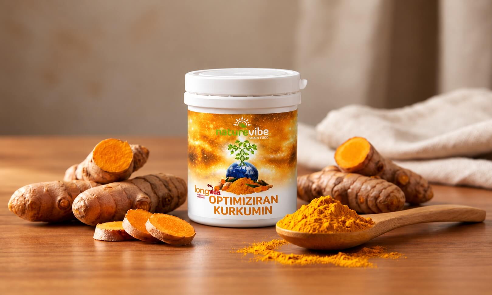 Optimiziran kurkumin NatureVibe Longvida